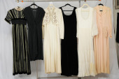 6 ANTIQUE AND VINTAGE DRESSES