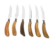 6 ANTIQUE ASPREY NATURAL STAG