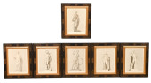 6 ANTIQUE NEOCLASSICAL GRECO-R