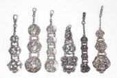 6 ART NOUVEAU STERLING WATCH F