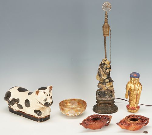 6 ASSEMBLED ASIAN DECORATIVE