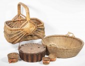 (6) ASSORTED BASKETS Lot of (6
