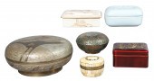 (6) Assorted dresser boxes to