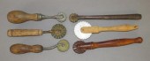 6 ASSORTED FLUTED WHEEL PIE CR