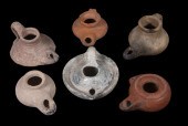 (6) ASSORTED TERRACOTTA OIL LA
