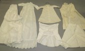 6 ASSORTED WHITE COTTON VINTAG