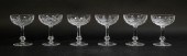 6 BACCARAT COLBERT CHAMPAGNES