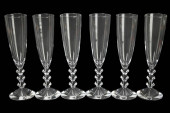 6 BACCARAT CRYSTAL VEGA CHAMPA
