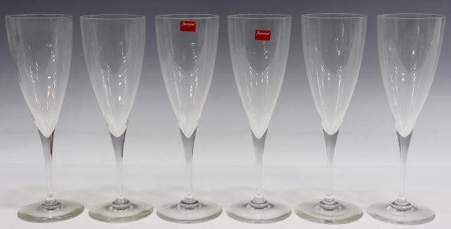 (6) BACCARAT DOM PERIGNON CRYSTAL