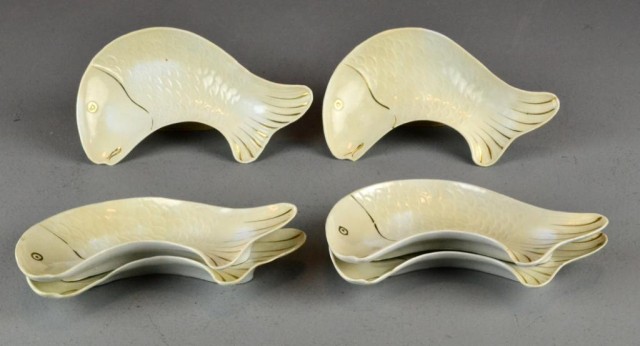(6 ) Bavaria Porcelain Fish
