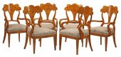 (6) BIEDERMEIER STYLE UPHOLSTE