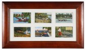 (6) BLACK AMERICANA POSTCARDS,
