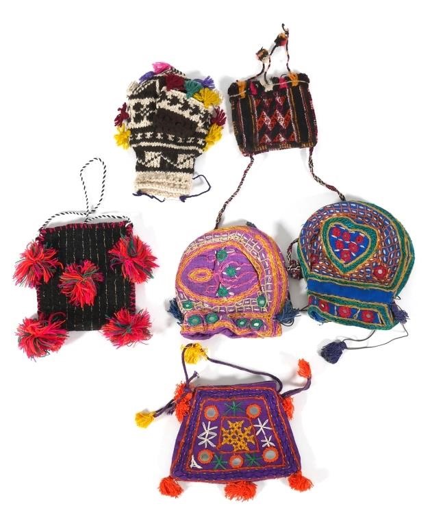 (6) BOLIVIAN COCA LEAF POUCH