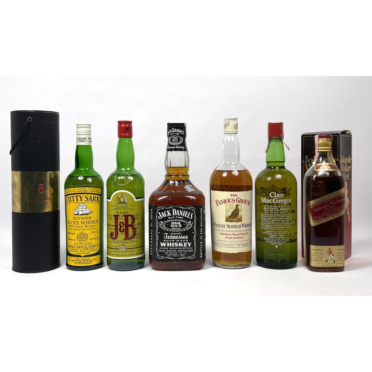 6 Bottles. CUTTY SARK Scotch