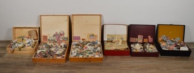 6 BOXES OF US AND INTERNATIONAL