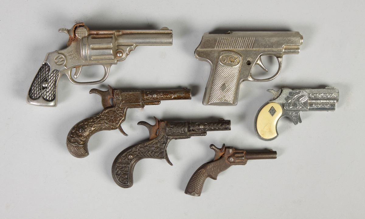 6 Cap Guns Marked: Bulldog King