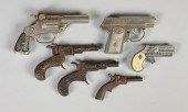 6 Cap Guns Marked: Bulldog Kin