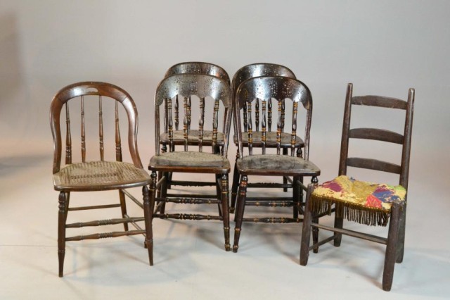 (6) CHAIRS VARIETY OF