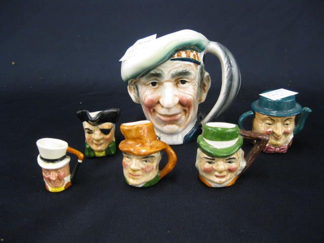 6 Character Mugs various 1 3/4'' to