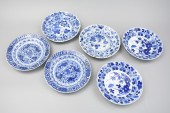 (6 ) CHINESE BLUE & WHITE PLAT