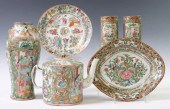 (6) CHINESE CANTON ROSE ENAMEL