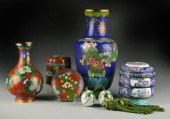 (6) Chinese Cloisonne &Enamelw