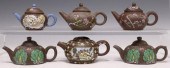 (6) CHINESE MINIATURE CLAY TEA