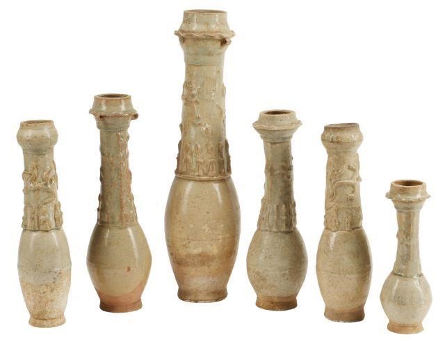 (6) CHINESE POTTERY FUNERARY