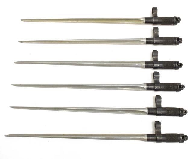 (6) CHINESE SKS BAYONETS(lot of 6)