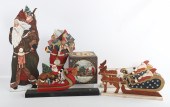 (6) Christmas decorations, c/o