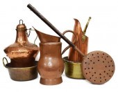 (6) COLLECTION OF COPPER & BRA