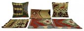 (6) COLLECTION OF KILIM RUG PI