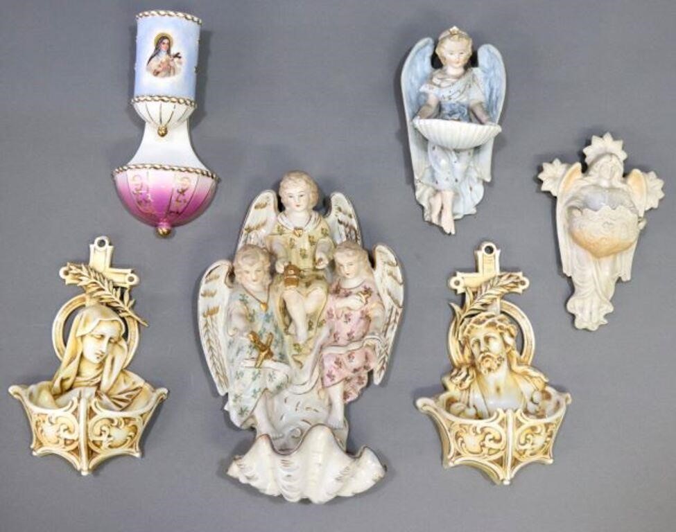 (6) CONTINENTAL CERAMIC RELIGIOUS