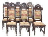 (6) CONTINENTAL UPHOLSTERED OA