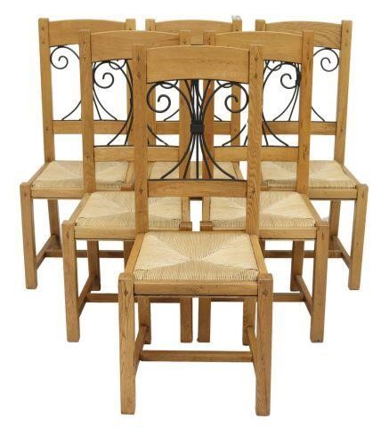 (6) CONTINENTAL WROUGHT IRON RUSH