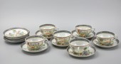 6 CUP 11 SAUCER: EXPORT CHINES