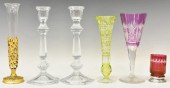 6) CUT CRYSTAL TABLEWARE, ST L