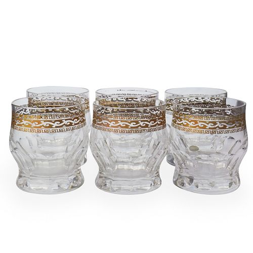 6 CZECH CUT CRYSTAL