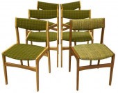 (6) DANISH MID-CENTURY MODERN
