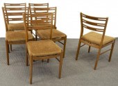 (6) DANISH MID-CENTURY MODERN