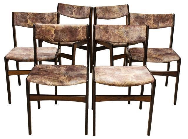 (6) DANISH MID-CENTURY ROSEWOOD