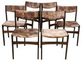(6) DANISH MID-CENTURY ROSEWOO