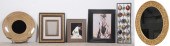 (6) Decorative items, c/o tray