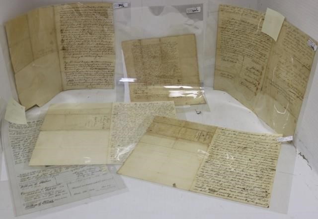 6 DEEDS TO INCLUDE 1864 ASAPH P.