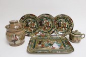 6 DELDARE WARE BUFFALO POTTERY