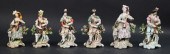 6 DERBY & DERBY STYLE PORCELAI