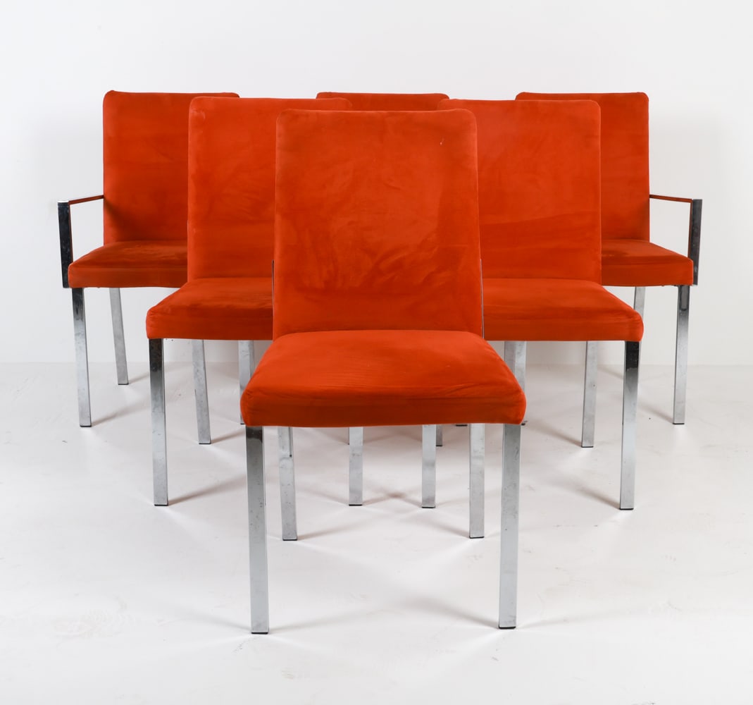 (6) DIA CHROME FLAT BAR DINING