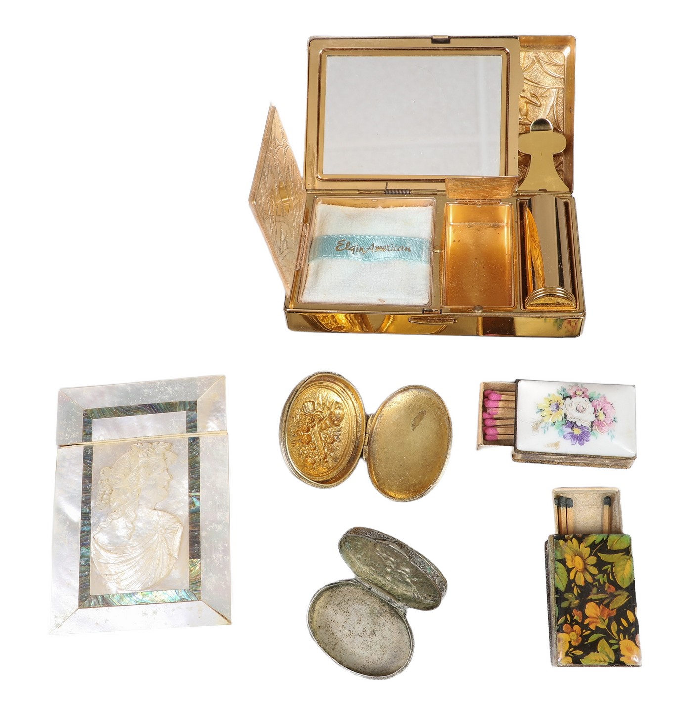 (6) Dresser boxes, c/o Elgin
