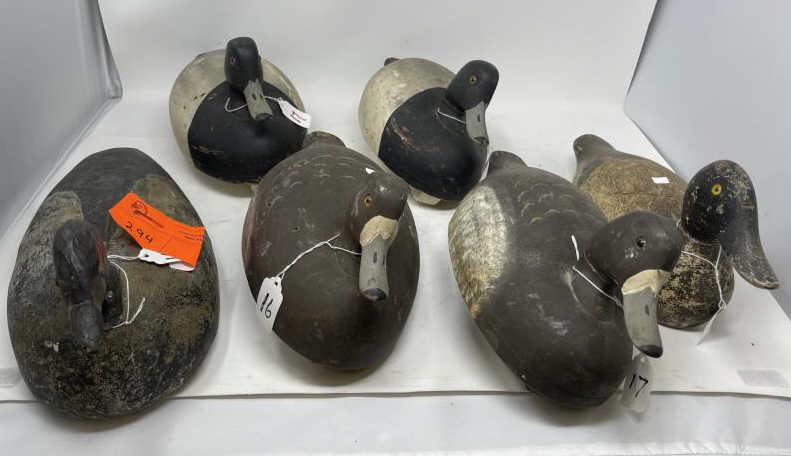 6 DUCK DECOYS ASSORTED(2) Wild