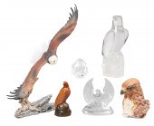 (6) Eagle items, c/o Stolzle K